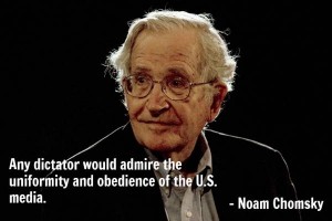 Avram Noam Chomsky (n. 1924) este un reputat lingvist american, profesor emerit la Massachusetts Institute of Technology (MIT).